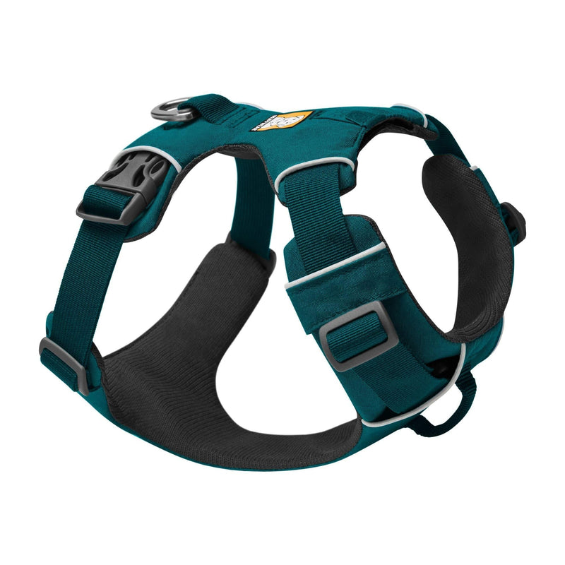 [Australia] - RUFFWEAR, Front Range Dog Harness, Reflective and Padded Harness for Training and Everyday Tumalo Teal Medium 