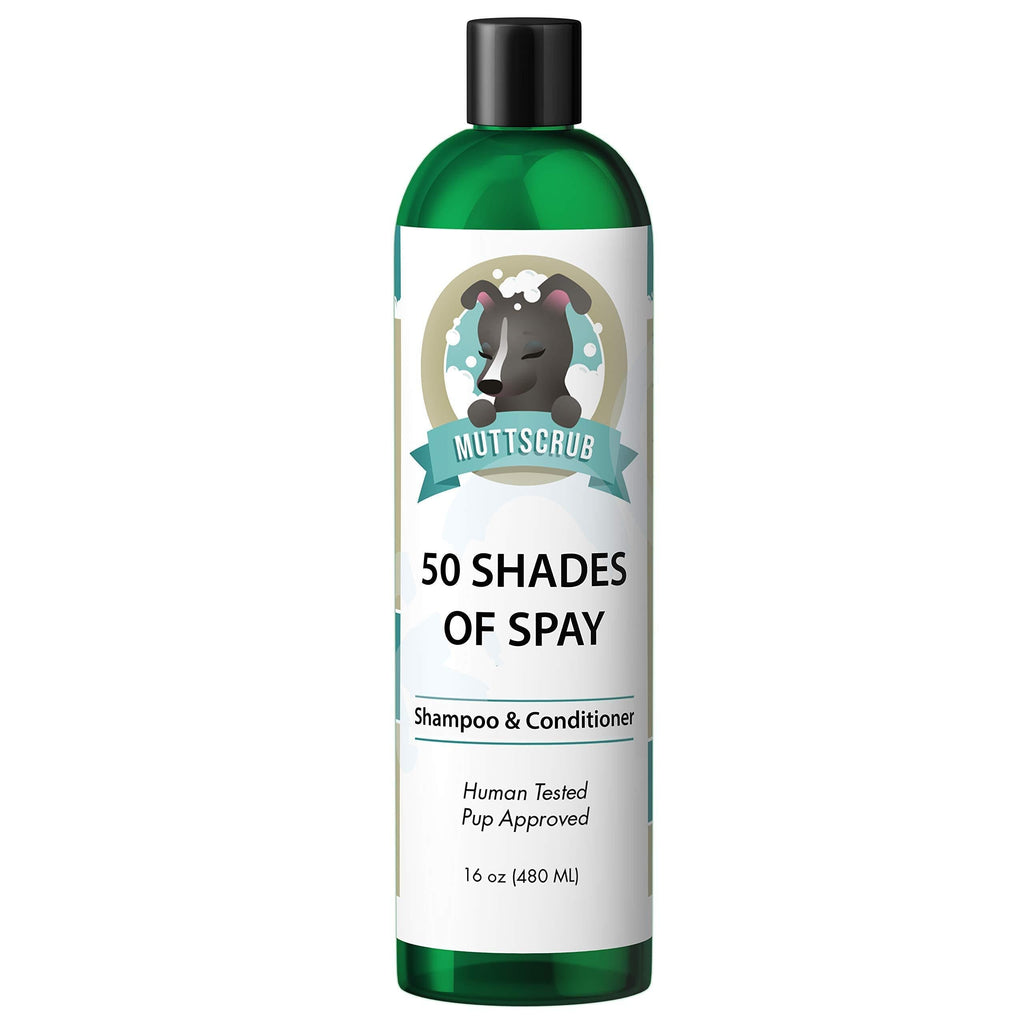 [Australia] - MuttScrub 50 Shades of Spay Kit for Dogs - Odor Neutralizing Dog Shampoo Kit, Bergamot Dog Shampoo All Natural Dog Shampoo 