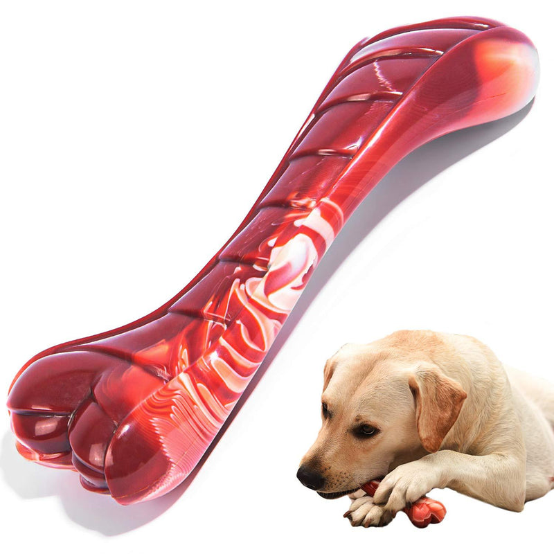 [Australia] - Dog Chew Toys for Aggressive Chewers, Indestructible Durable Dog Toys, Non-Toxic Food Grade Nylon Dog Bone Toy Reduces Boredom, Tested by Labrador, Golden Retriever and More Medium Large Dogs 