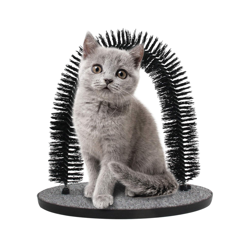 Arch Cat Groomer Self Grooming Cat Toy Cat Self Groomer Massager and Cat Scratcher Hair Trimming Brush Cat Scratcher Pet Toy - PawsPlanet Australia