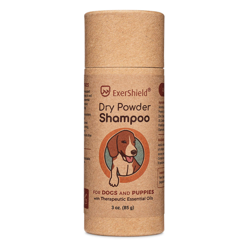 [Australia] - Dry powder shampoo for dogs and puppies. Waterless dog shampoo is all natural, relaxes dogs. Great dry shampoo for smelly dogs. 