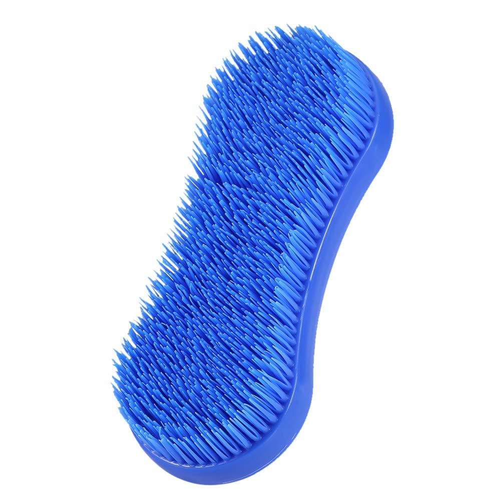 [Australia] - Horse Grooming Brush Horse Head Brush Horse Care Comb Horse Grooming kit Equestrian Massage Tool Horse Cleaning Accessories -6.4x2.5x1.3in 