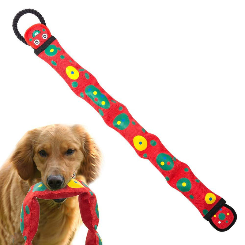 [Australia] - purrrfect life Dog Chew Toys Chew Toys with Rope for Dogs Fire Hose No Stuffing Dog Durable Squeaky Toys Large (37.4'' x 3.1'') 