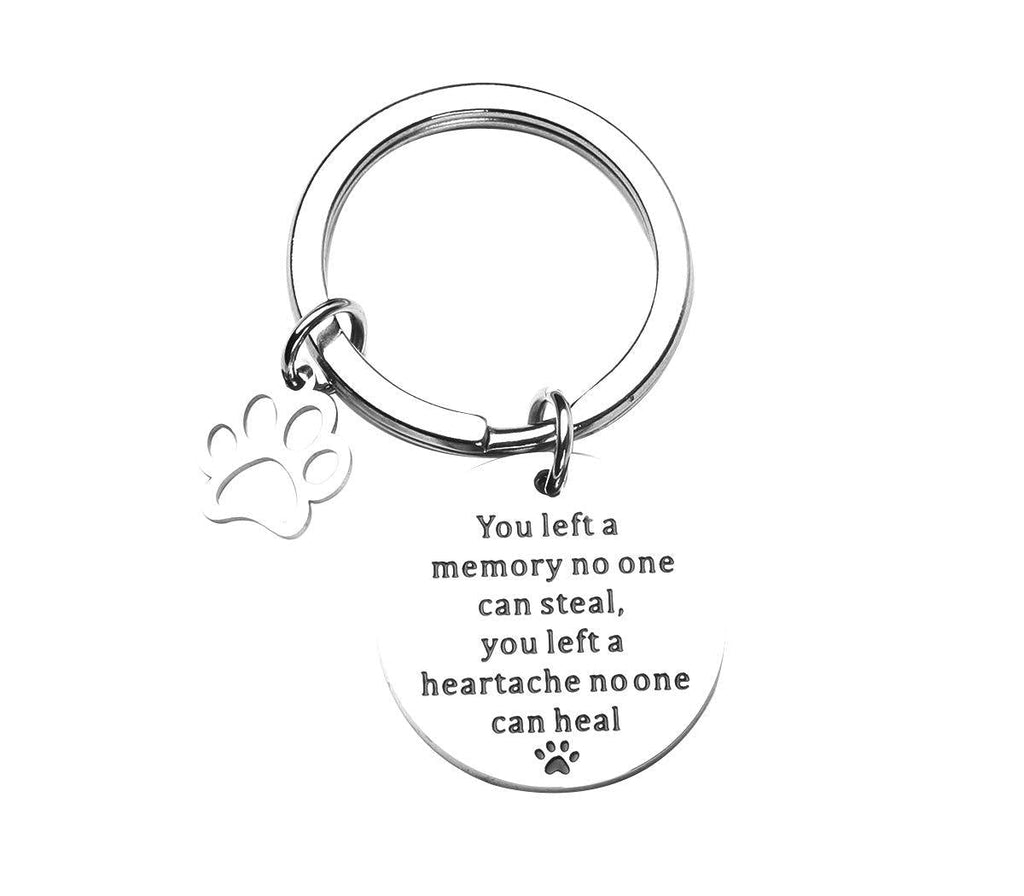 [Australia] - YALIMIAN Pet Memorial Gifts Pet Sympathy Keychain Loss of Pet Remembrance Bracelet Keychain Dog Sympathy Gifts 