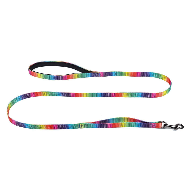 [Australia] - DYAprWu Dog Leash Printing Durable Dogs and Cats Leash with Double-Handle for Small Dogs Medium Dogs and Large Dogs L(Length 56"/Width 1") Color A 