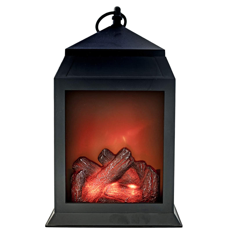 LitezAll Large Cozy Fireplace Lantern - Integrated Carry and Hanging Handle - Portable Battery-Operated Lantern - Survival kit for Hurricane, Power Outage, Emergency, Camping, Backpacking, Indoors - PawsPlanet Australia
