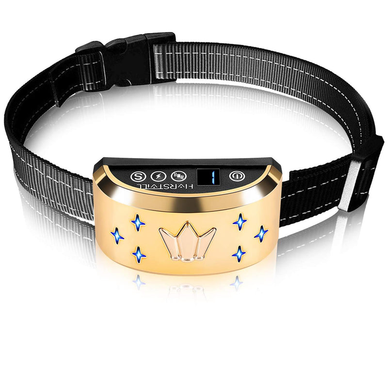 [Australia] - HVRSTVILL Dog Bark Collar Effective for Small Medium Large Dogs with Beep Vibration and Harmless Shock - Rechargeable Anti Bark Training Collar, Safely and Humane Dog Shock Collar, Adjustable Belt 