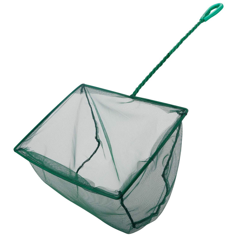 [Australia] - Pawfly 8 Inch Aquarium Fish Net Fine Mesh Fish Catch Nets with 10.5 inch Plastic Handle - Green 