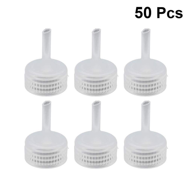 [Australia] - POPETPOP Brine Shrimp Artemia Hatchery Cola Bottle Adapters Brine Shrimp Hatchery Kit Shrimp Egg Incubator for Aquarium Fish Tank 50pcs 