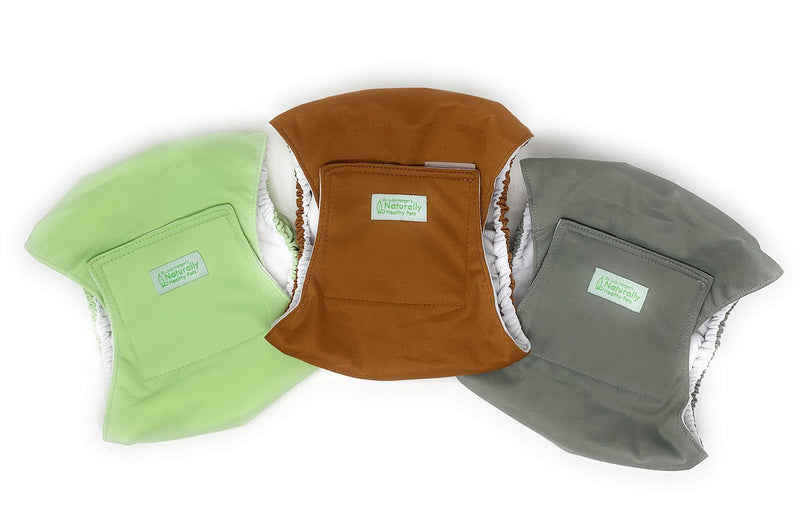 [Australia] - Dr. Judy Morgan's Naturally Healthy Pets Washable Male Dog Diaper Belly Band wrap Solid Colors Small 