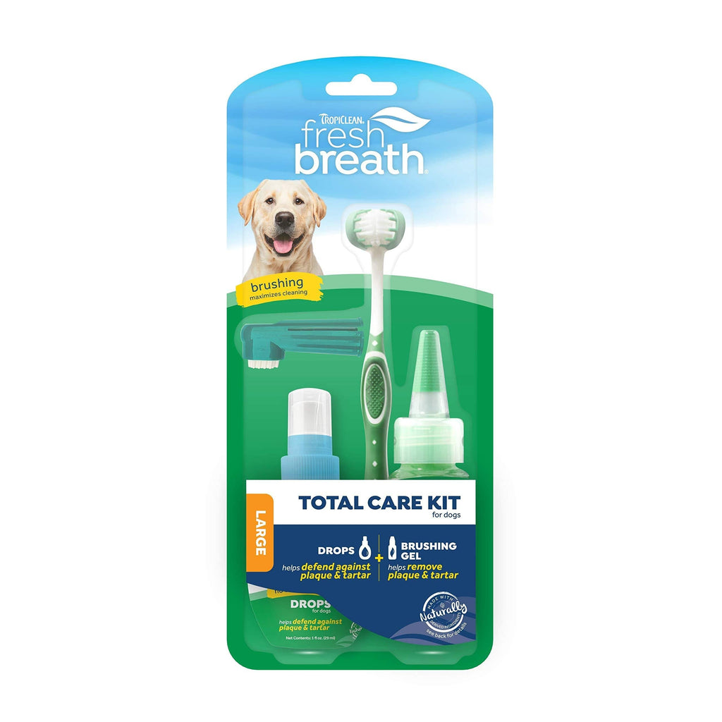 Fresh Breath by TropiClean Total Care Kit for Large Dogs, 2oz Large Dog - PawsPlanet Australia