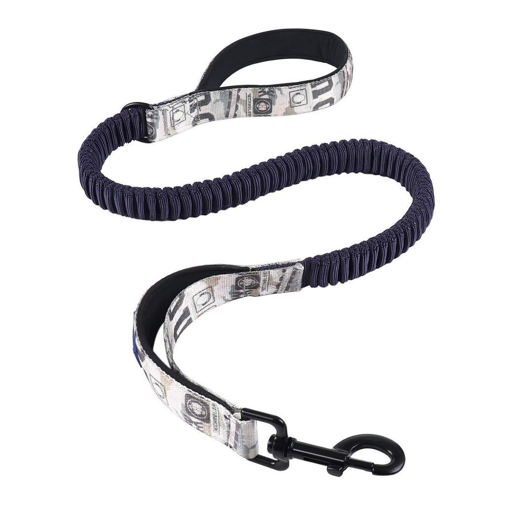 [Australia] - Bungee Dog Leash 3FT-4FT Traffic Padded Two Printing Handle, Heavy Duty Leashes for Control Safety Training, Walking-Perfect Leash for Medium to Large Dogs 