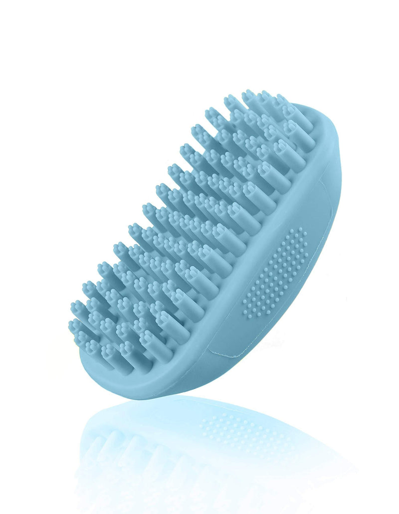 [Australia] - Pets First Pet Bath & Massage Brush Great Grooming Comb for Messaging and Shampooing Dogs, Cats, Small Animals with Short or Long Hair - Soft Rubber Bristles Gently Removes Loose & Shed Fur from Your 