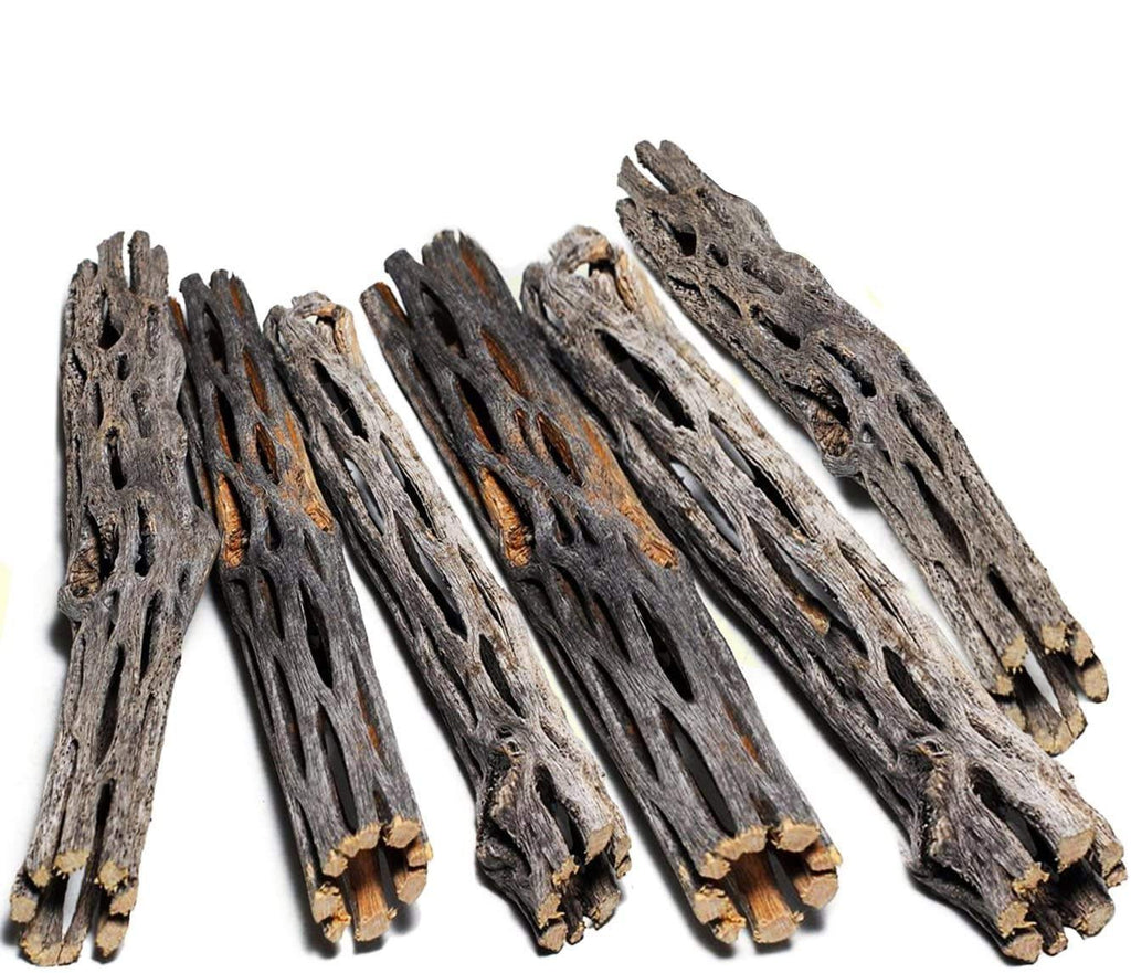 SunGrow Cholla Wood, 5 Inches Long, Aquarium Decoration and Chew Toys for Small Pets, Artistic Home-Decor, Long Lasting Driftwood, 6 Pieces - PawsPlanet Australia