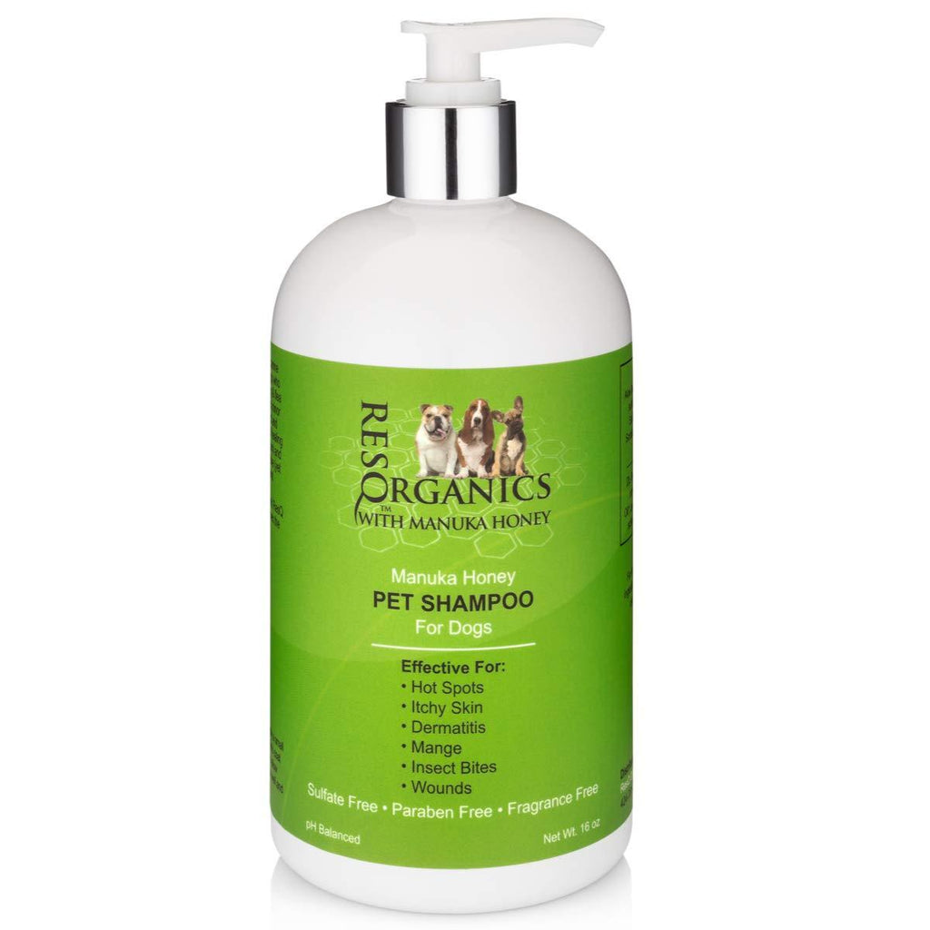 [Australia] - Dog Shampoo for Allergies and Itching - Hypoallergenic Manuka Honey Healing Pet Shampoo for Dogs with Sensitive, Dry Itchy Skin, Shedding Issues, and Mange. Natural and Organic! 