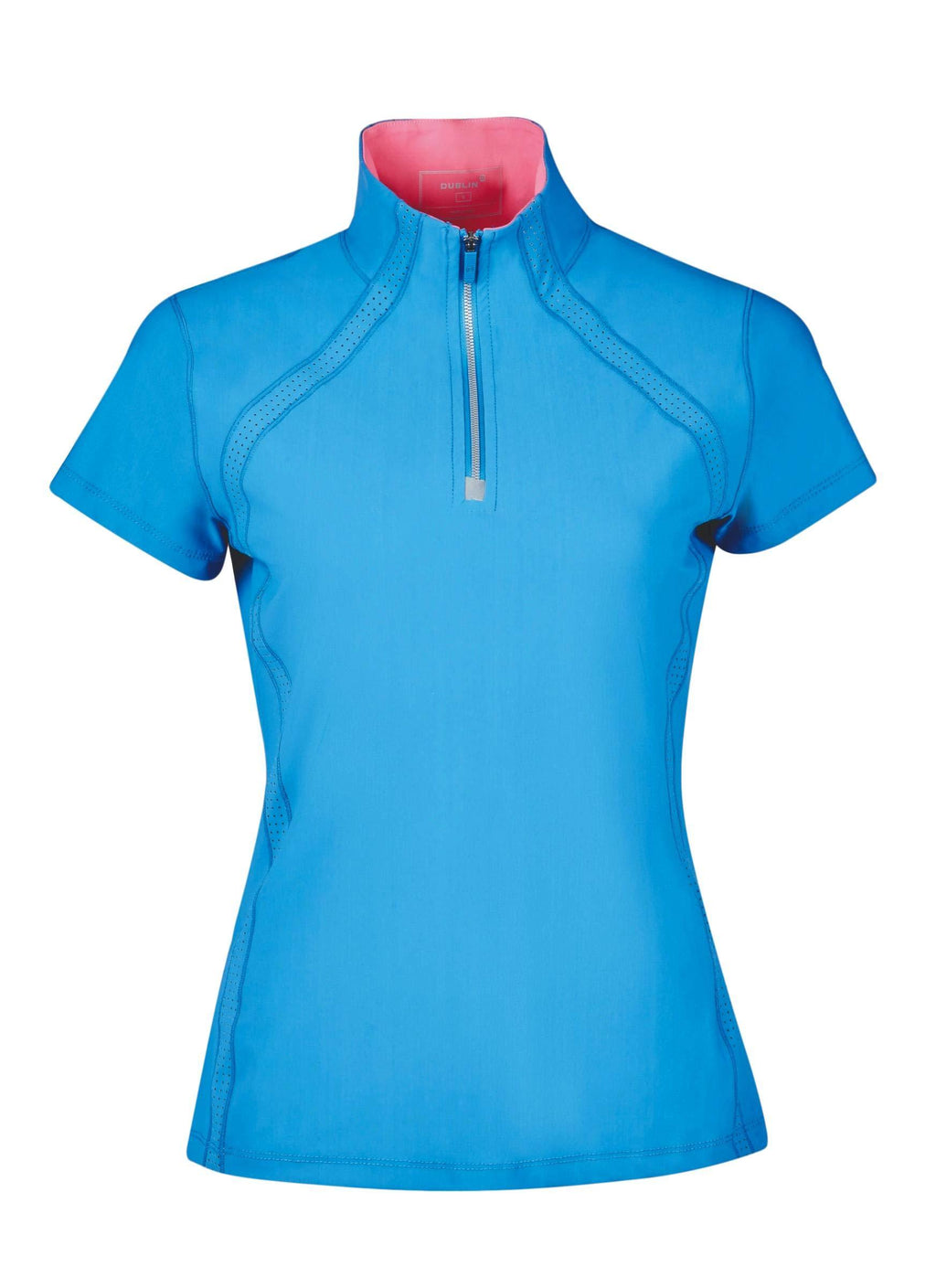 Dublin Maddison Technical Airflow 1/2 Zip Top (Blue Dove, X-Large) - PawsPlanet Australia