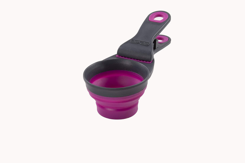 [Australia] - Dexas Popware for Pets Collapsible KlipScoop 1/2 Cup Capacity Fuchsia 