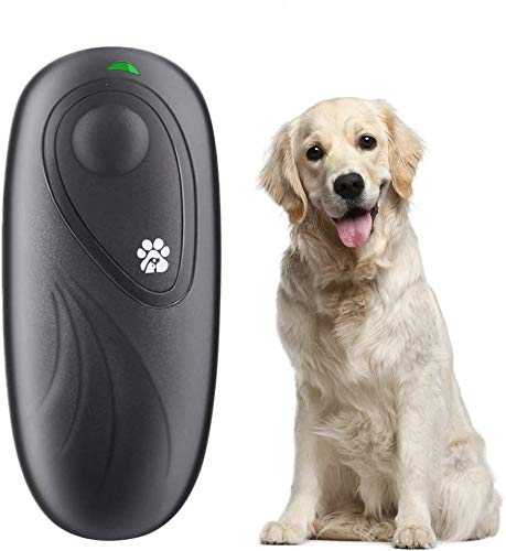 [Australia] - Big Deal Ultrasonic Bark Control Device, Anti Barking Devices Variable Frequency Hand-held Stop Dog Barking Device, Dog Barking Deterrent for Dog Behavior Training, Dog Repellent & Barking Control grey 