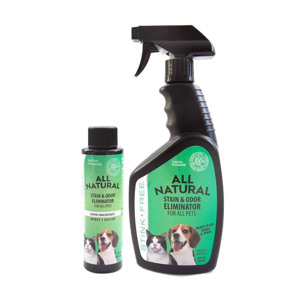 [Australia] - Stink Free All Natural Stain & Urine Odor Eliminator & Remover for Cat & Dog, Makes 1 Gallon of Solution, Microbial & Enzyme Based Pee Cleaner Destroyer for Carpets, Rugs, Mattress, Litter Box, Ect. 