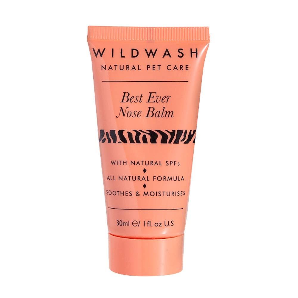 WildWash Best Ever Nose Balm - Made in UK Natural Pet Care by Andrew Cooper - Moisturizer with Coconut Oil, Almond Oil and Raspberry Seed Oil - Natural SPF+ 1 fl oz - PawsPlanet Australia