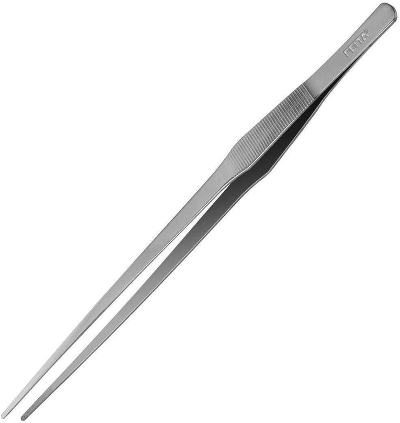 [Australia] - FEITA Extra Long Tweezers 18.9 Inch Stainless Steel Straight Tweezer Tongs for Aquarium Fish Tank Plants 