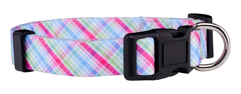 [Australia] - Native Pup Plaid Dog Collar | Red Lumberjack, Pink, Pastel, Blue | Small 