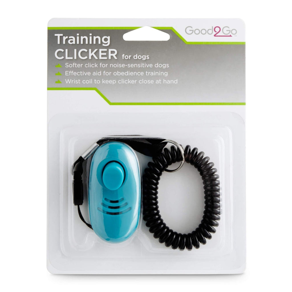 Good2Go Soft Training Clicker for Dogs, Standard, Blue - PawsPlanet Australia