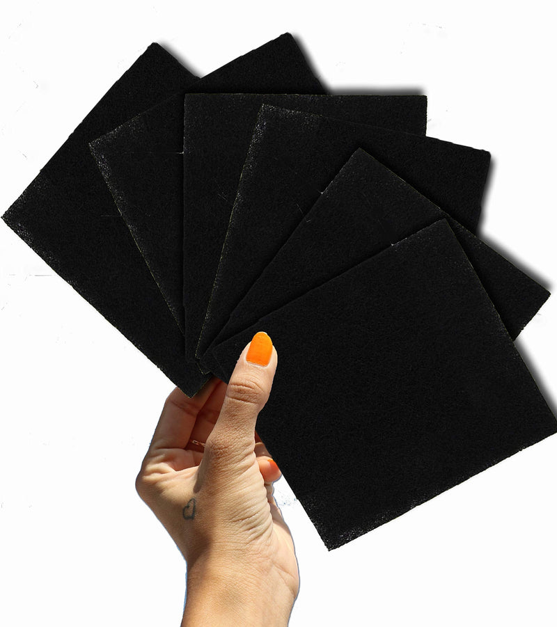 6-Piece Litter Box Filters for Hooded Cat Litter Box – Activated Charcoal Filters Eliminate up to 99% of Litter Box Odors – 6 Inch x 6.5 Inch Trimmable Pads - PawsPlanet Australia