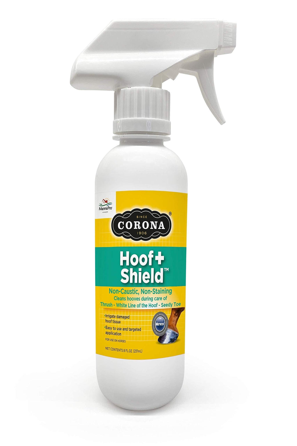 Corona Thrush + Shield Spray | Non-Caustic, Non-Staining Thrush Care for Horses | 8 Fluid Ounces - PawsPlanet Australia