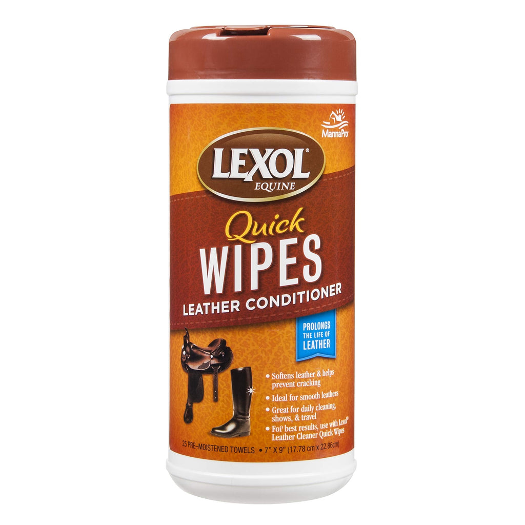 Leather Conditioner Quick Wipes - 25 Wipes - PawsPlanet Australia