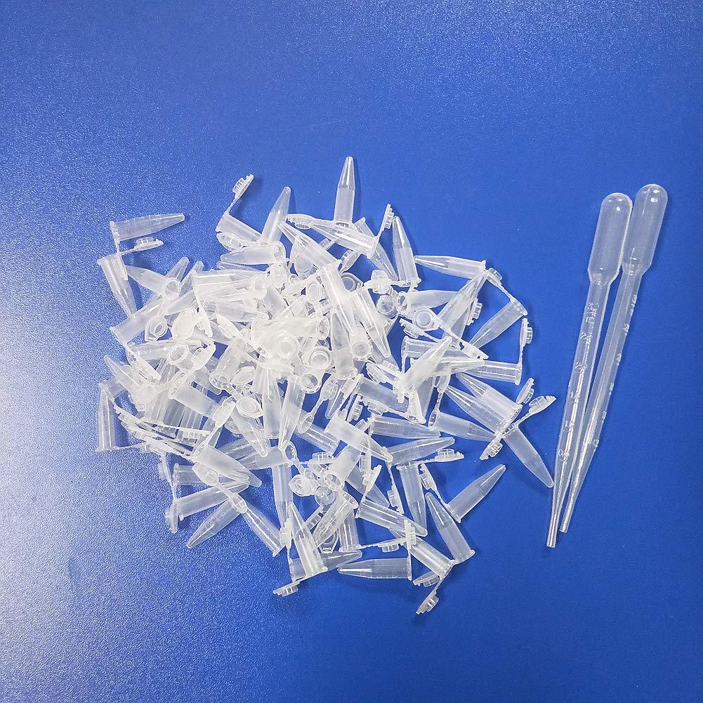 [Australia] - PUPUZAO Newly Hatched Brine Shrimp Storage Tubes 0.5ml (100 Pack) with Collecting Droppers 