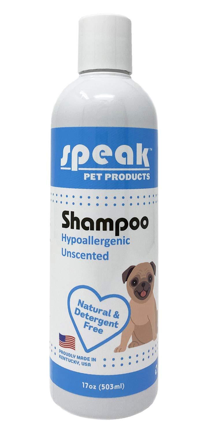 [Australia] - Speak Pet Products Natural Moisturizing Hypoallergenic Unscented Shampoo, 17 Ounce Bottle 