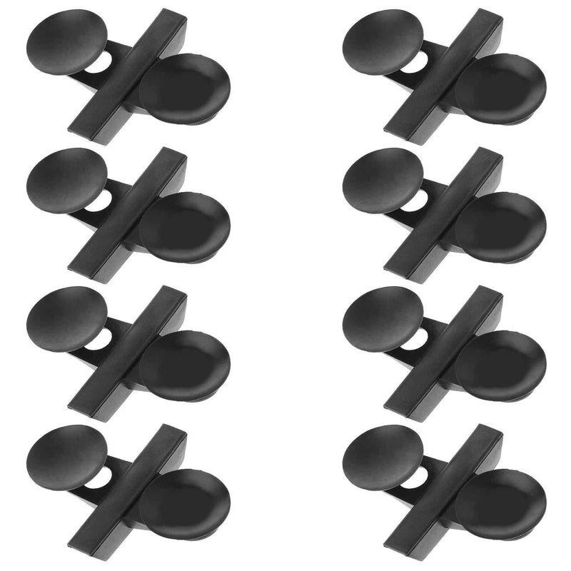 [Australia] - DGZZI Suction Cup Holder 8PCS Black Aquarium Fish Tank Breeding Divider Suction Cup Clip 