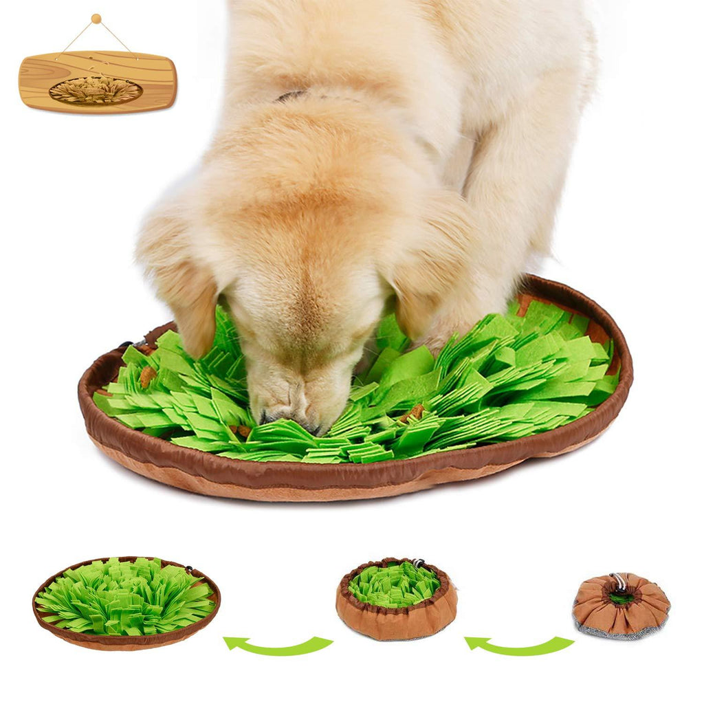 [Australia] - Emarth Snuffle Mat for Dogs, Pet Dog Nose Work Training Treat Puzzle Toys, Interactive Slow Feeding Mat, Encourages Natural Foraging Skills for Dogs 