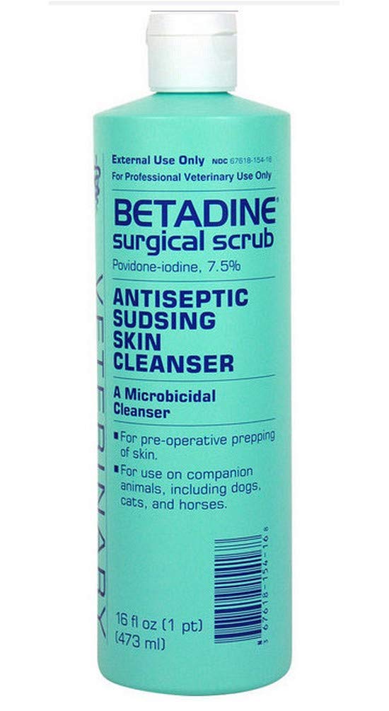 Purdue Products Betadine Surgical Scrub Pint - PawsPlanet Australia