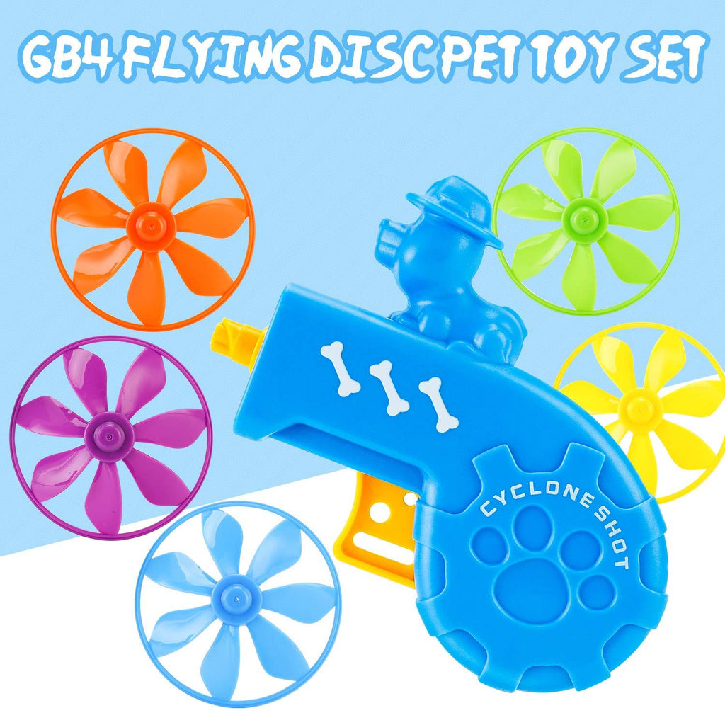 [Australia] - GB4 Cat Fetch Toy - Cat Tracks Cat Toy - Fun Levels of Interactive Play - Cat Toys with 5 Colors Flying Propellers Satisfies Kitty’s Hunting, Chasing & Exercising Needs Blue 