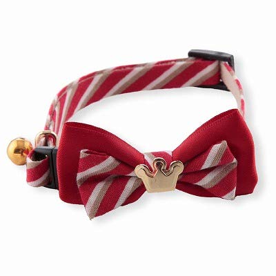 Necoichi Regal Crown Cat Collar (Red) - PawsPlanet Australia