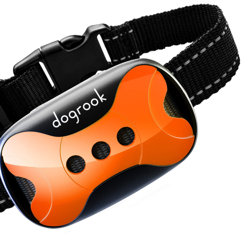 [Australia] - DogRook Rechargeable Dog Bark Collar - Humane, No Shock Barking Collar - w/2 Vibration & Beep Modes - Small, Medium, Large Dogs Breeds - No Harm Training - Automatic Action Without Remote - Adjustable 
