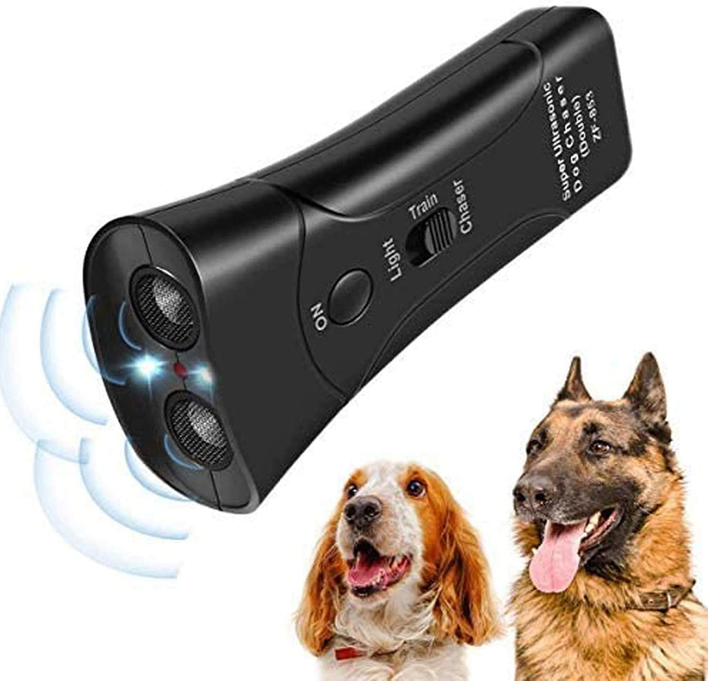 Zomma Handheld Dog Repellent & Trainer, Ultrasonic Infrared Dog Deterrent, Bark Stopper + Good Behavior Dog Training - PawsPlanet Australia