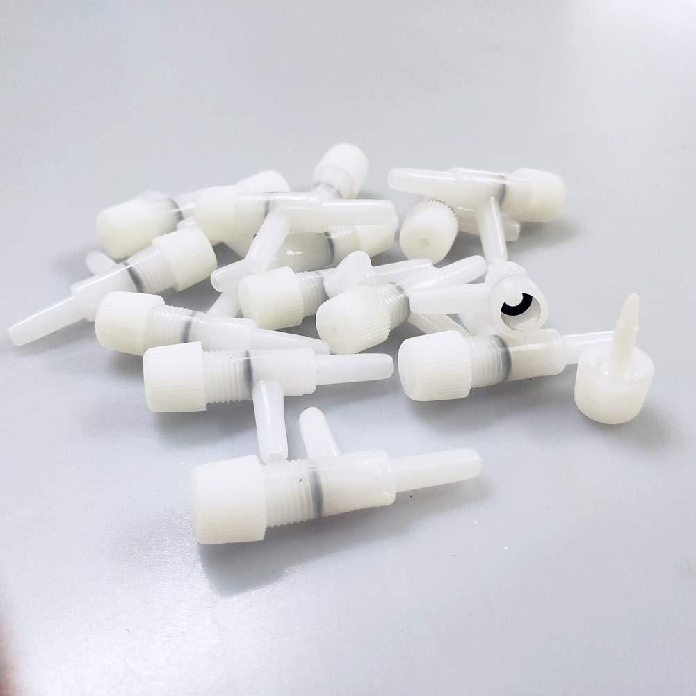 [Australia] - BASE WAVE Simple Plastic Air Flow Control Valve (Pack of 15) for Aquarium Air Pump Hydroponics Pump 3/16'' Air Tubing 