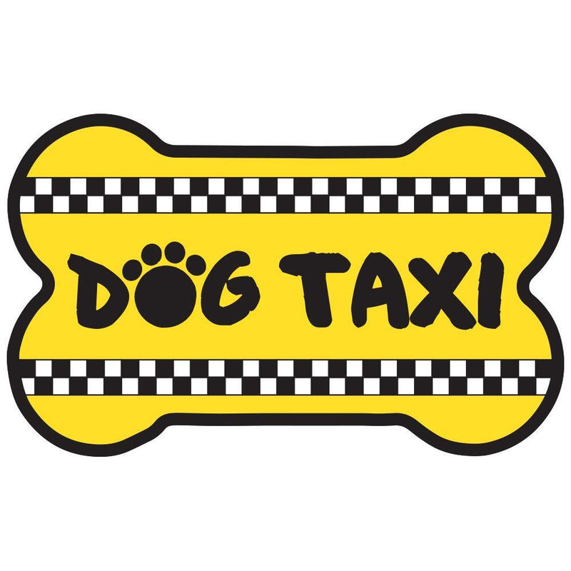 [Australia] - Dog Taxi - Bone-Shaped Magnet - 5.5" x 3.5" 