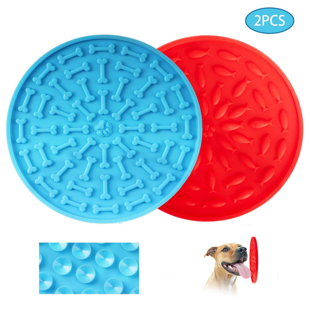[Australia] - ARSSILEE Dog Lick Pad, Lick Mat with 37 Super Suction for Dogs Bathing Grooming and Training, Durable Silicone Dog Slow Feeder Distraction Device Makes Shower Easy and Funny 