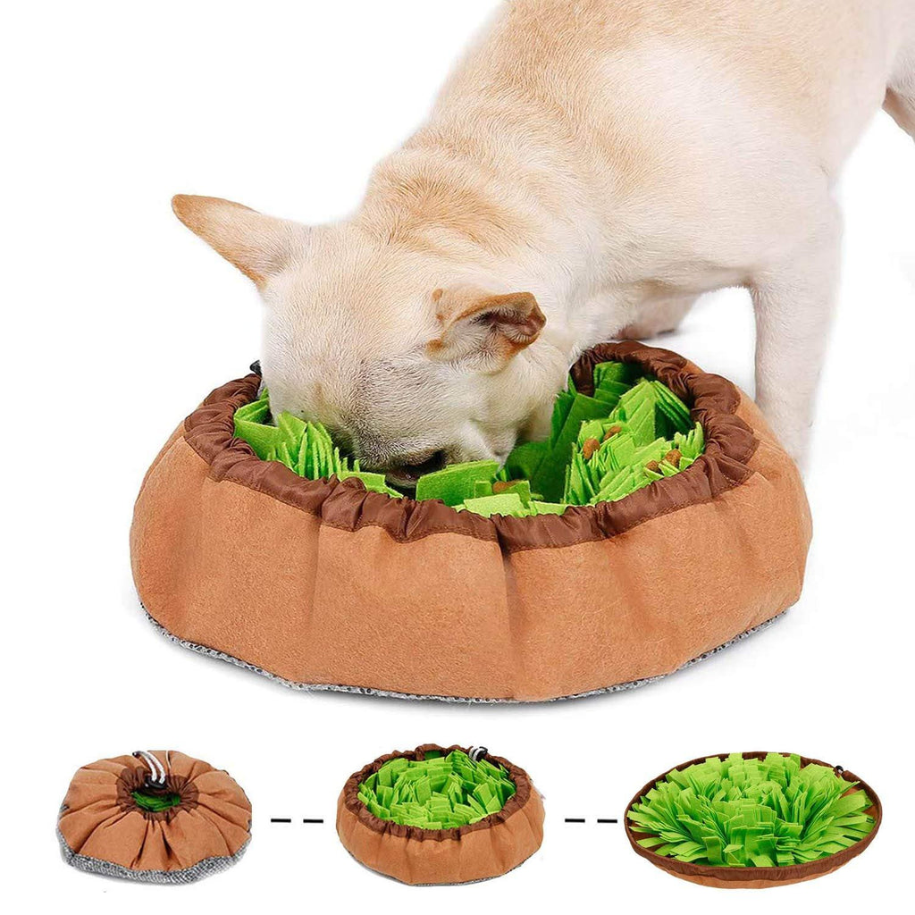 [Australia] - MOTOOLER Pets Snuffle Mat Pad, Encourages Dog Natural Foraging Skill, Easy to Clean, 18.8 Inch Snuffle Mat for Dog 