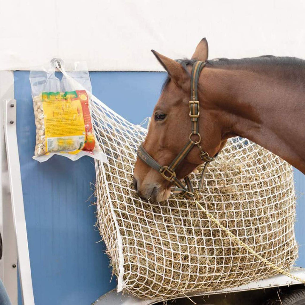 [Australia] - Orgrimmar Slow Feed Hay Net Bag with Small Opening for Horse Full Day Feeding(63” x 40”) 