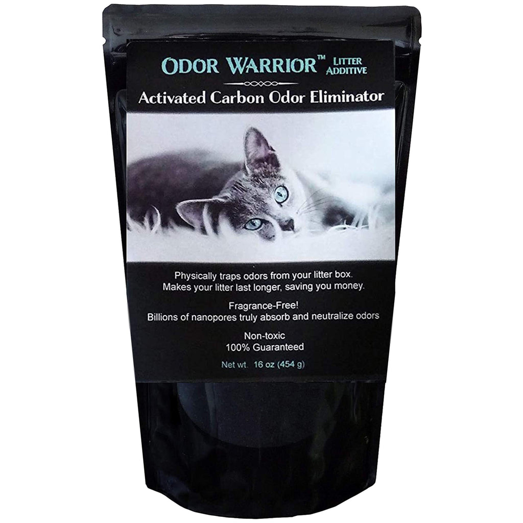 [Australia] - Sapphire Labs Odor Warrior Cat Litter Deodorizer | Additive for Cat Litter Odor Control Using Activated Carbon | Extend The Life of Your Kitty Litter with a Truly Fragrance Free Litter Solution 