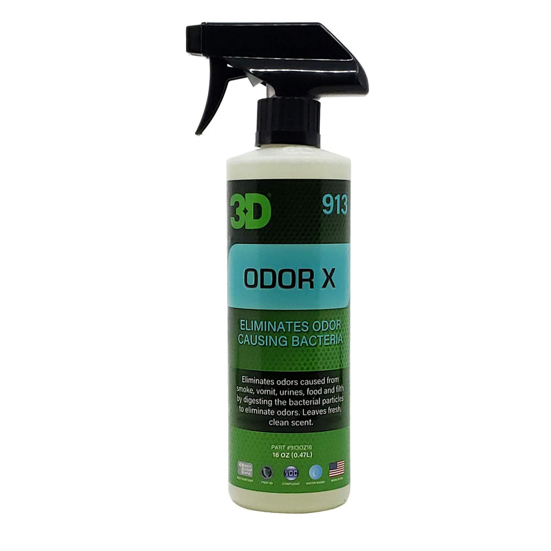 [Australia] - 3D Odor X (16oz.) | Water Based Odor Eliminator | Made in USA | All Natural | No Harmful Chemicals 16oz. 