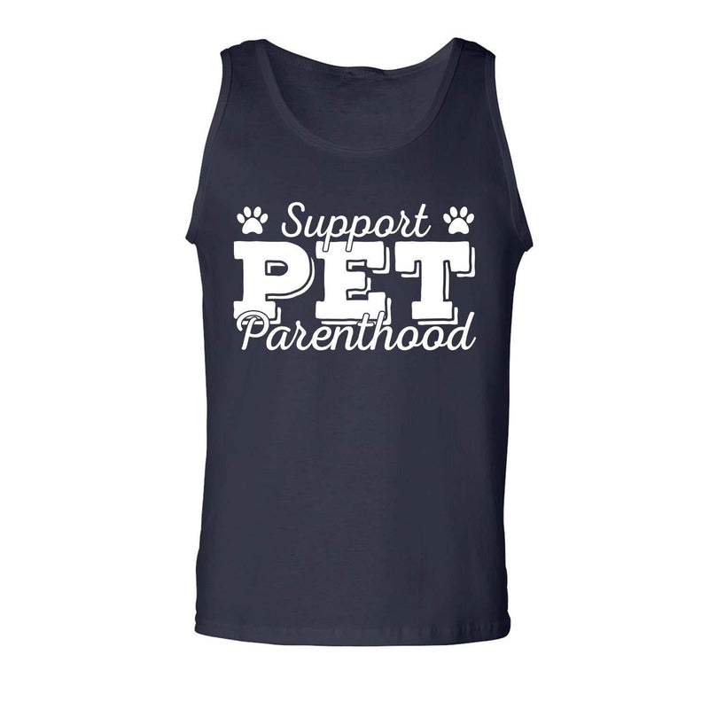 zerogravitee Support Pet Parenthood Adult Tank Top XXX-Large Navy - PawsPlanet Australia