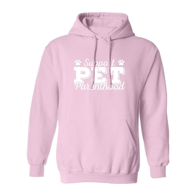zerogravitee Support Pet Parenthood Adult Hooded Sweatshirt X-Large Pink - PawsPlanet Australia