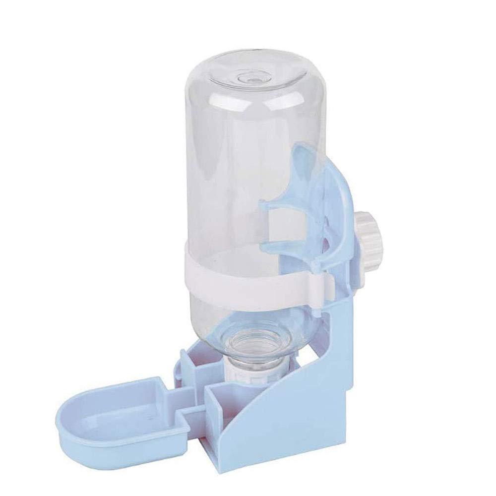 Oncpcare 17oz Rabbit Water Feeder, Pet Cage Suspended Water Dispenser, Hanging Automatic Small Animal Water Bottle Bowl for Bunny Chinchilla Hedgehog Ferret Hamster Blue - PawsPlanet Australia