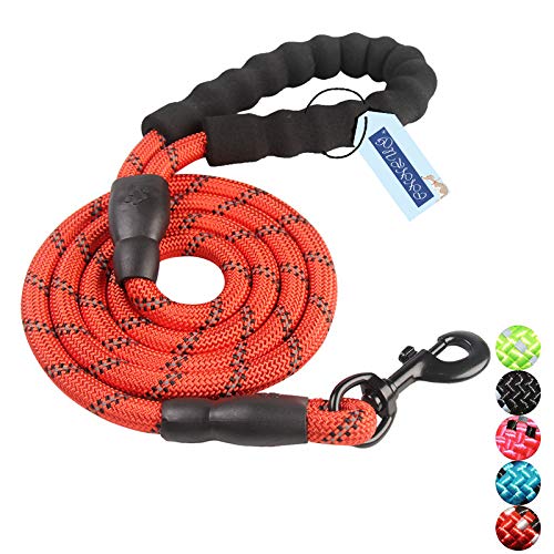 CNNLUG Dog Leash is Soft and Comfortable 5 Ft Large Dogs are Available, Reflective Rope Padded Handle Safety is High, Colorful Nylon Rope is Available for Small and Medium Dogs - PawsPlanet Australia